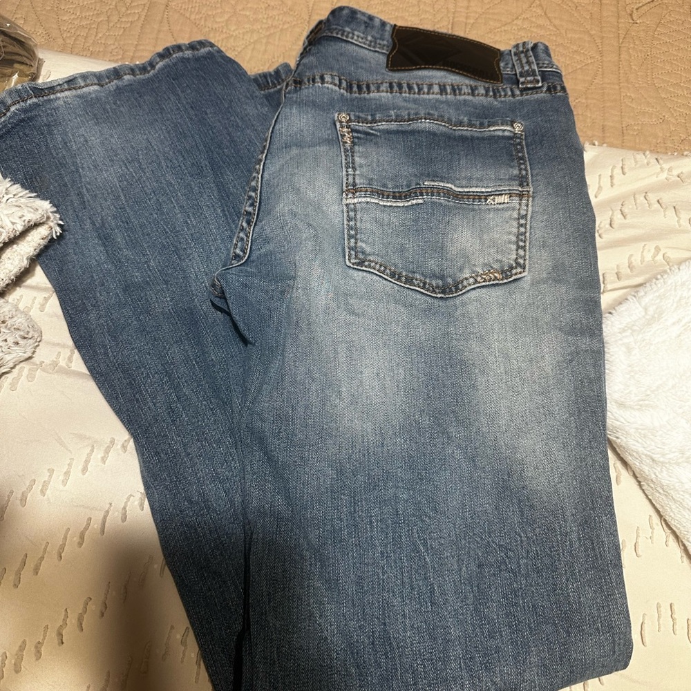 Rock and rock jeans